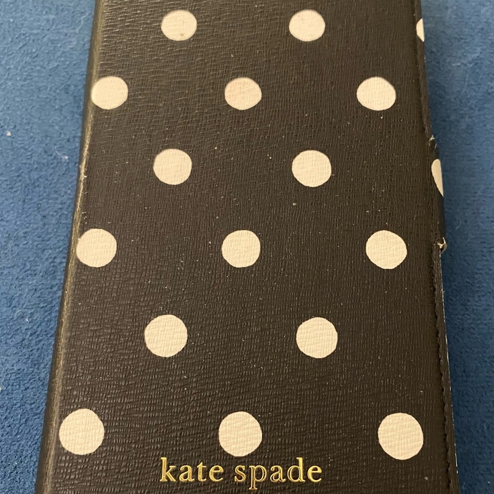 Kate Spade Black and White Polka Dot I phone 11 pro max phone case